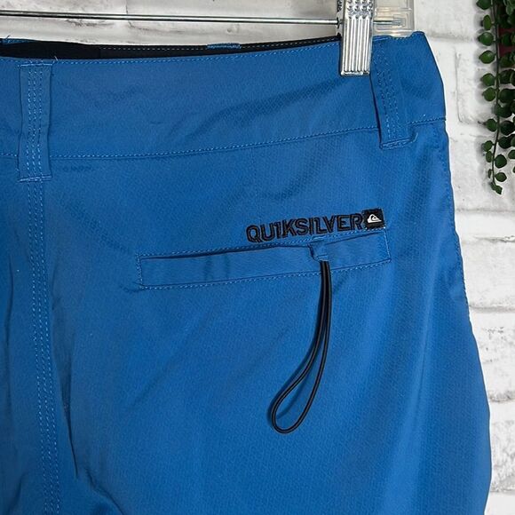 Quiksilver Blue Swim Shorts Beach Swim Trunks Bathing Suit Size 30 - Picture 4 of 4